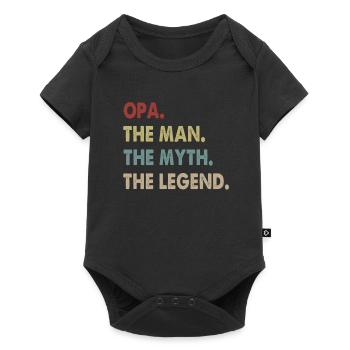 Opa The Man The Myth The Legend Grandad - Baby Premium short-sleeve bodysuit - black - Front