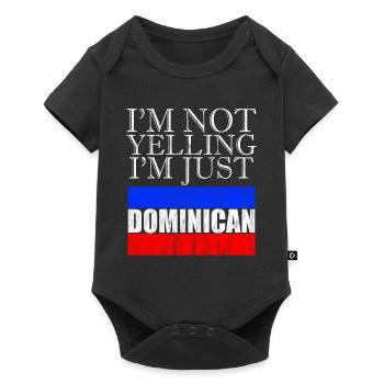Nation Espagnole Saint Domingue Pays Médina République - Body à manches courtes Premium Bébé - noir - Devant