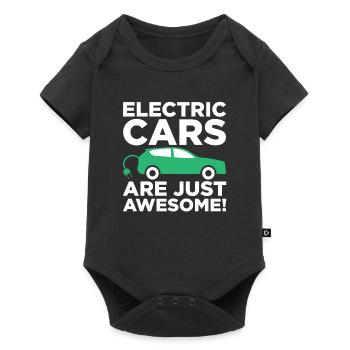 Les avantages des voitures électriques contre les diesels incinérés - Body à manches courtes Premium Bébé - noir - Devant