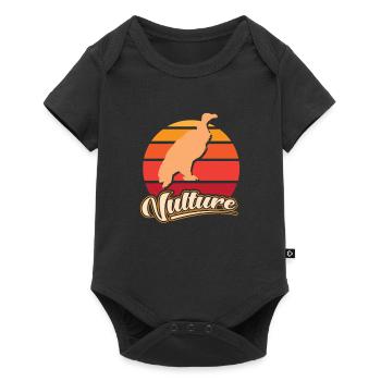 Vulture vulture in front of the sun - Baby Premium short-sleeve bodysuit - black - Front