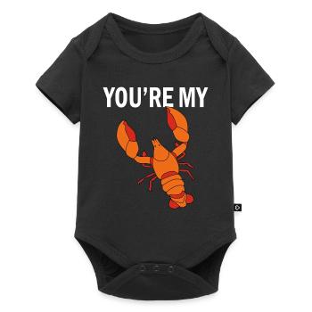 Homard, homard, écrevisse sous-marine, homard - Body à manches courtes Premium Bébé - noir - Devant