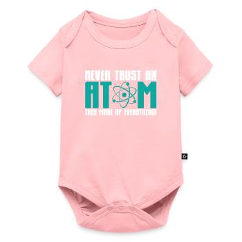 Physique Physique Univers Atom Drôle Cadeau - Body à manches courtes Premium Bébé - rose - Devant