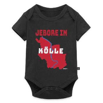 Jebore à Cologne Né à Cologne Heimatliebe Kölsch - Body à manches courtes Premium Bébé - noir - Devant