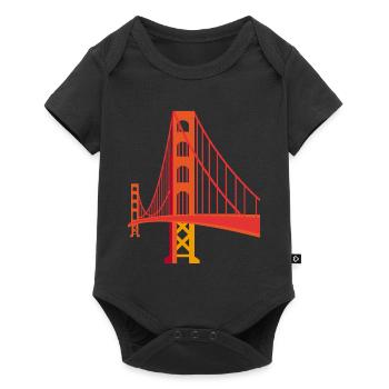 Golden Gate Bridge - Baby Premium short-sleeve bodysuit - black - Front