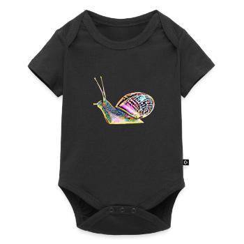 limace - Body à manches courtes Premium Bébé - noir - Devant