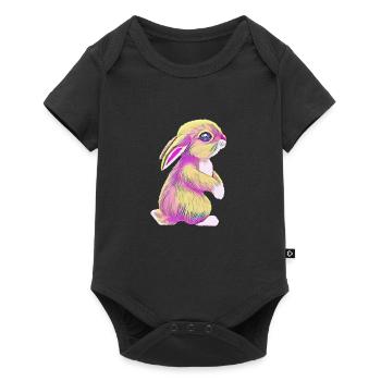 Lapins - Body à manches courtes Premium Bébé - noir - Devant