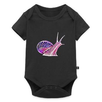 limace - Body à manches courtes Premium Bébé - noir - Devant