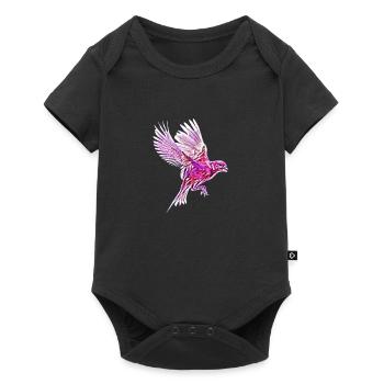 oiseau - Body à manches courtes Premium Bébé - noir - Devant