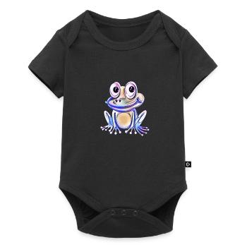 grenouille - Body à manches courtes Premium Bébé - noir - Devant