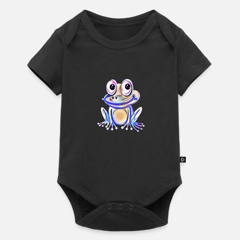 grenouille - Body à manches courtes Premium Bébé - noir