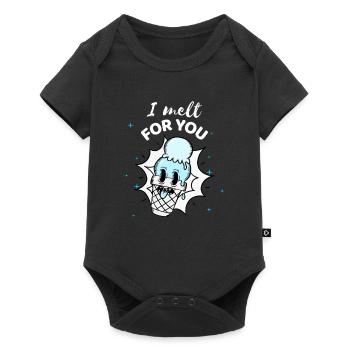 I MELT FOR YOU - Baby Premium short-sleeve bodysuit - black - Front