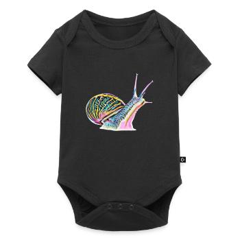 slug - Baby Premium short-sleeve bodysuit - black - Front
