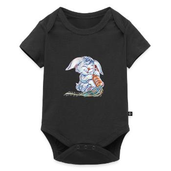Hare - Baby Premium short-sleeve bodysuit - black - Front