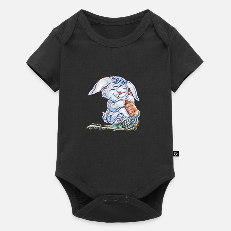 Hare - Baby Premium short-sleeve bodysuit - black