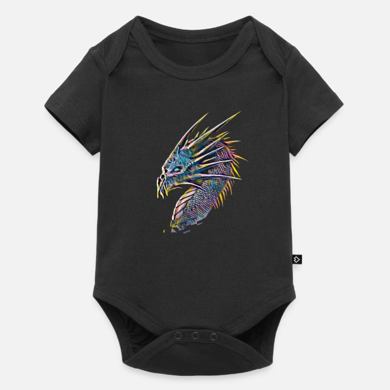 Dragon - Body à manches courtes Premium Bébé - noir