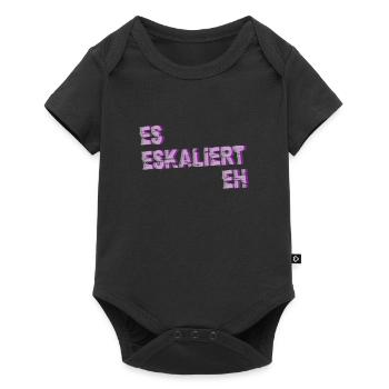 Es Eskaliert Eh - Baby Premium Kurzarmbody - Schwarz - Vorne