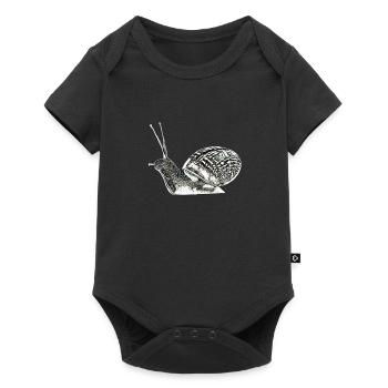 slug - Baby Premium short-sleeve bodysuit - black - Front