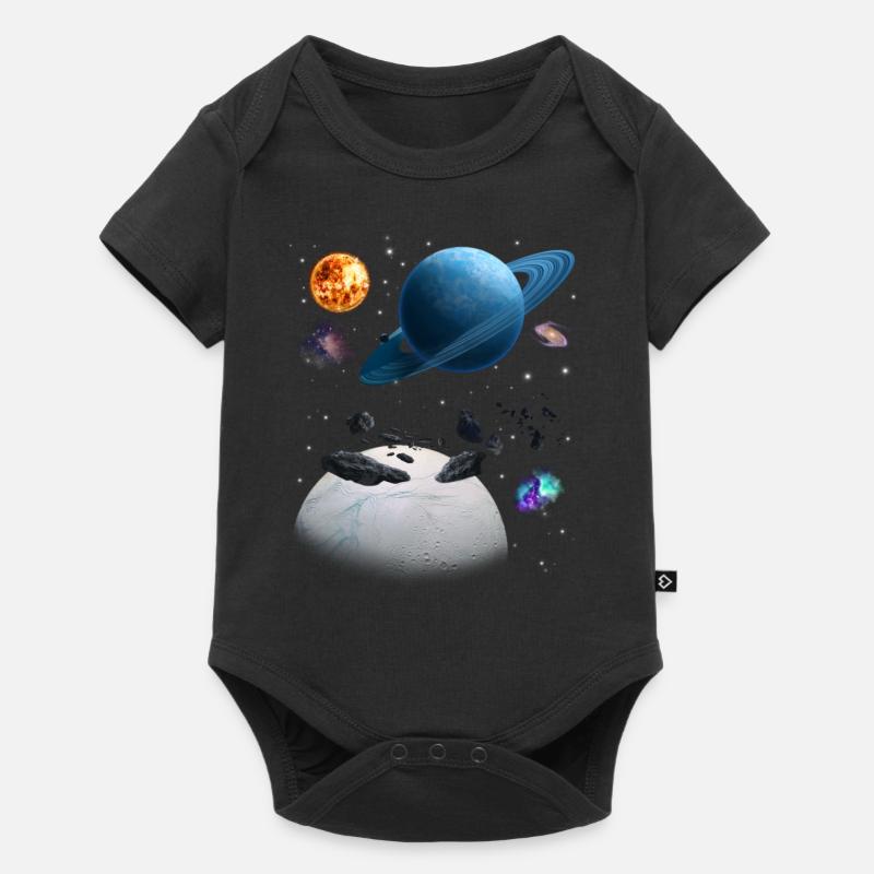 univers - Body à manches courtes Premium Bébé - noir