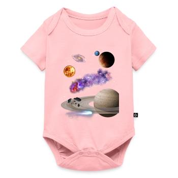 Espace - Body à manches courtes Premium Bébé - rose - Devant