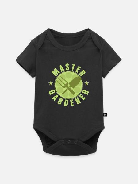 Gartenarbeit "Master Gardener" - Baby Premium Kurzarmbody - Schwarz