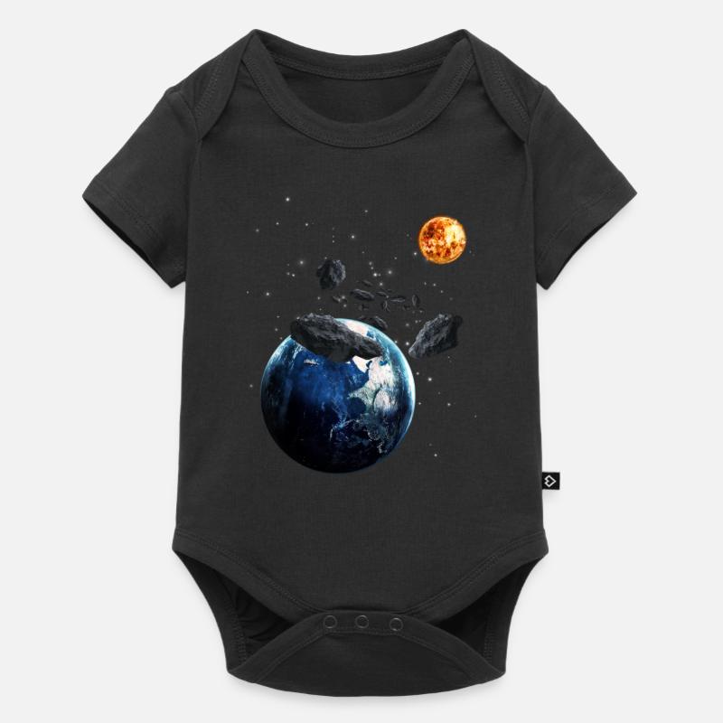 univers - Body à manches courtes Premium Bébé - noir