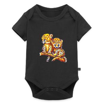 Cheetahs - Baby Premium short-sleeve bodysuit - black - Front