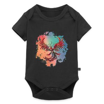Phénix - Body à manches courtes Premium Bébé - noir - Devant