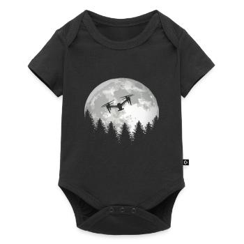 Drone Drone Drones for Drone Pilots - Baby Premium short-sleeve bodysuit - black - Front