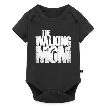 The Walking Mom mère et fils fille - Body à manches courtes Premium Bébé - noir - Devant