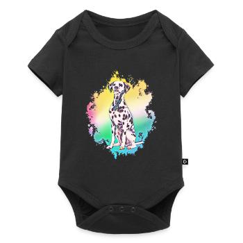 Dalmatian - Baby Premium short-sleeve bodysuit - black - Front