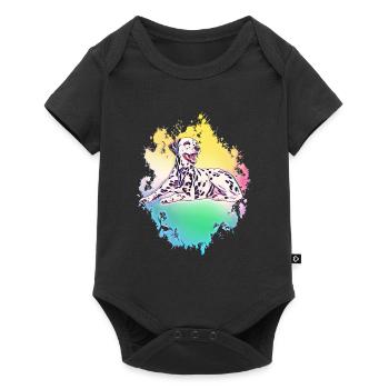 Dalmatian - Baby Premium short-sleeve bodysuit - black - Front