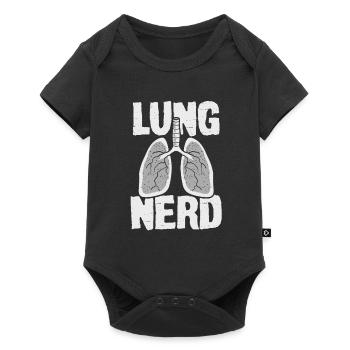 Thérapeute Drôle Lung Nerd Job Gift - Body à manches courtes Premium Bébé - noir - Devant