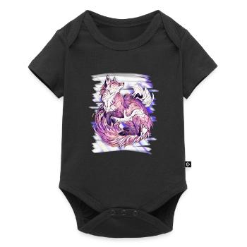 Fox - Baby Premium short-sleeve bodysuit - black - Front