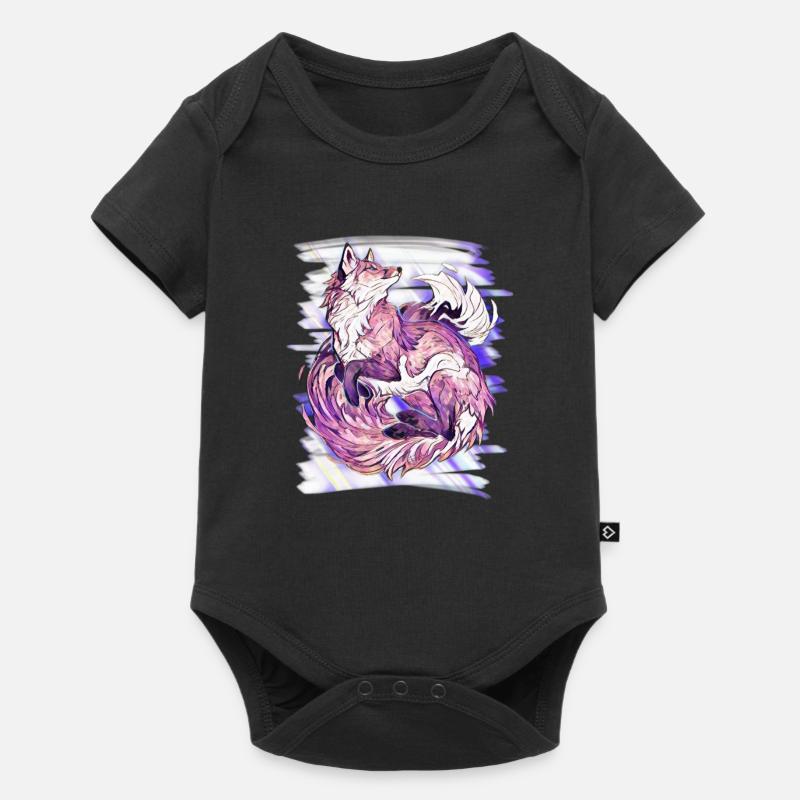 Fuchs - Baby Premium Kurzarmbody - Schwarz