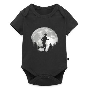 Running Runner Shirt For Runners - Baby Premium short-sleeve bodysuit - black - Front