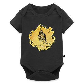 Faucon - Body à manches courtes Premium Bébé - noir - Devant