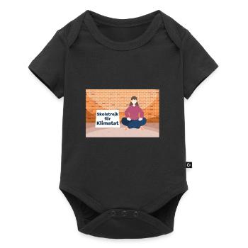 Climate change - Baby Premium short-sleeve bodysuit - black - Front