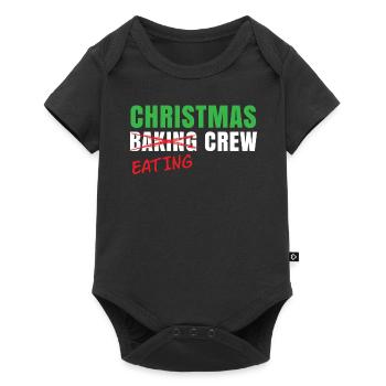 Christmas Food Crew - Christmas Shirt - Baby Premium short-sleeve bodysuit - black - Front