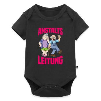 PDL Pflegefachkraft Altenpflege Demenz - Baby Premium Kurzarmbody - Schwarz - Vorne