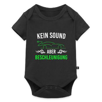 Elektroauto kein Sound aber Beschleunigung - Baby Premium Kurzarmbody - Schwarz - Vorne