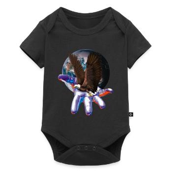 Adler - Body à manches courtes Premium Bébé - noir - Devant