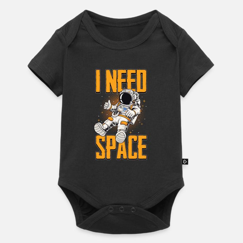 Astronaut Universe Outer Space Cosmos Milky Way - Baby Premium short-sleeve bodysuit - black