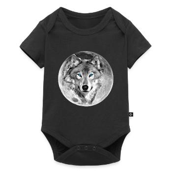 Wolf - Body à manches courtes Premium Bébé - noir - Devant