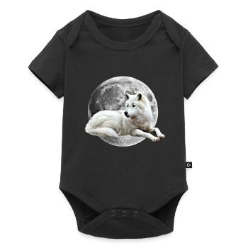 Wolf - Body à manches courtes Premium Bébé - noir - Devant