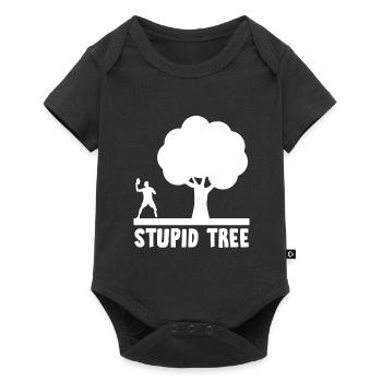 Disc Golf - Baby Premium Kurzarmbody - Schwarz - Vorne