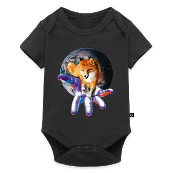 fox - Baby Premium short-sleeve bodysuit - black - Front