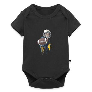 American football player - Baby Premium short-sleeve bodysuit - black - Front