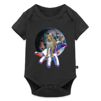 Cheetah - Baby Premium short-sleeve bodysuit - black - Front