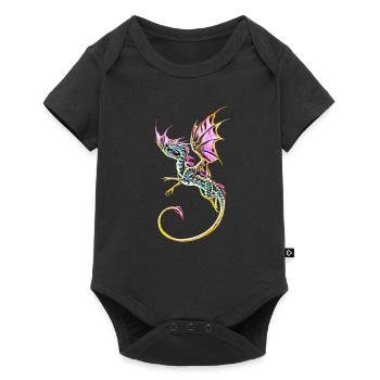 Dragon - Baby Premium short-sleeve bodysuit - black - Front