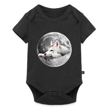 Wolf - Body à manches courtes Premium Bébé - noir - Devant